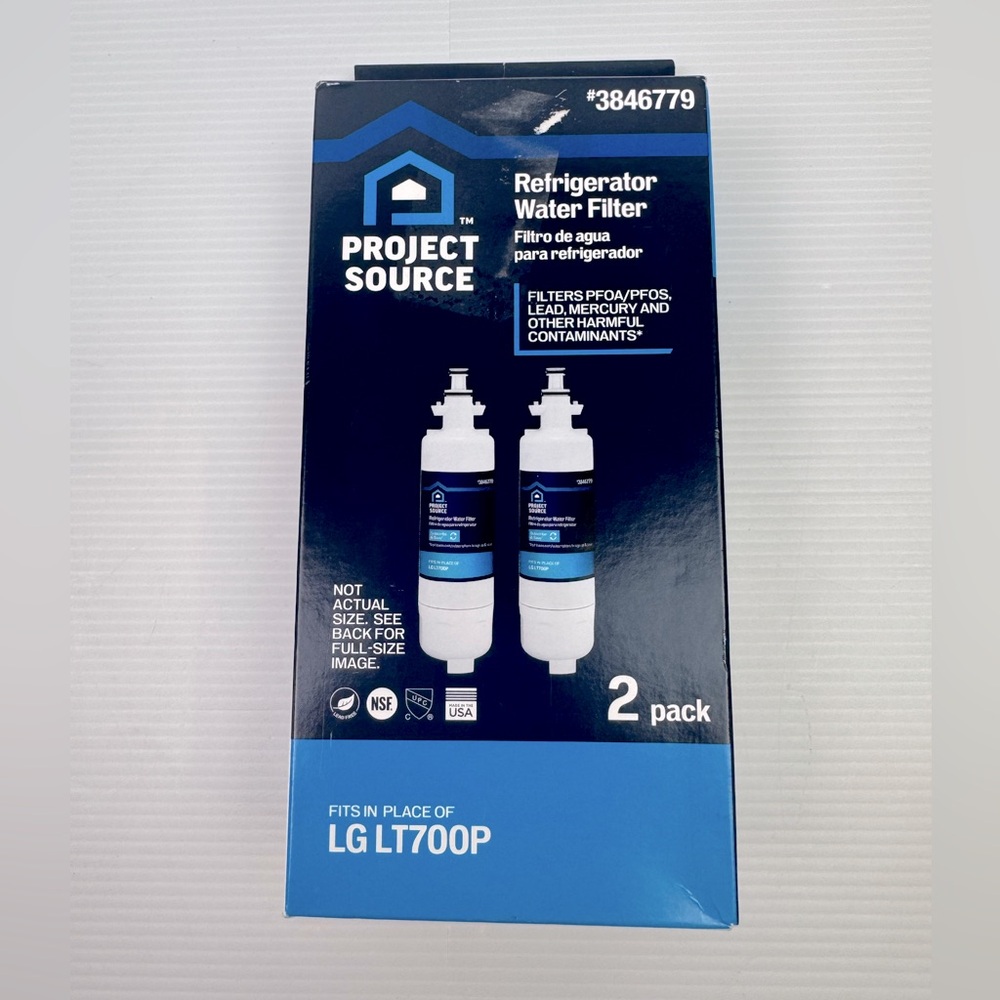 Project Source Twistit-n Refrigerator Water Filter 2 Pack  LG / Kenmore 3846779